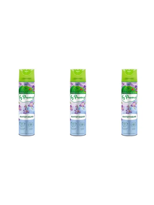 Green collection by Provence Освежитель воздуха Антитабак, 300 мл 3 шт, 300 мл, 3 шт