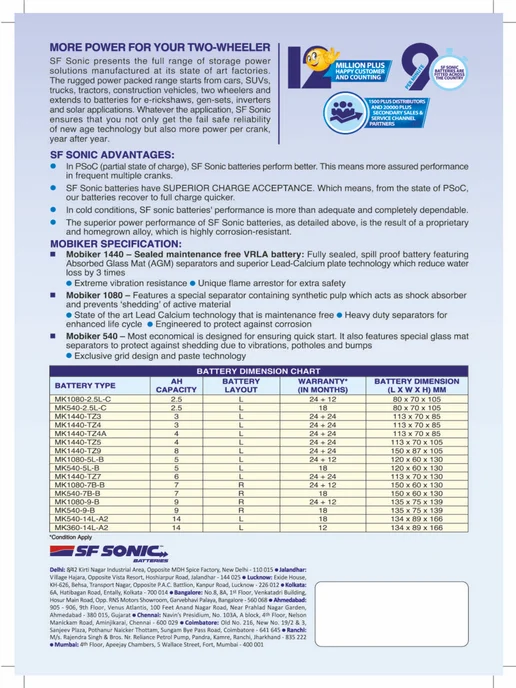 EXIDE Аккумулятор для мото SONIC TORQUE AGM 7Ач 85А TZ7B-B прям, вариант, фото 4