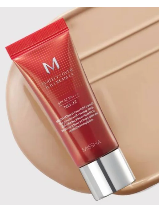 MISSHA BB крем для лица тональный SPF 42, тон 22, 20 мл, 20 мл, фото 3