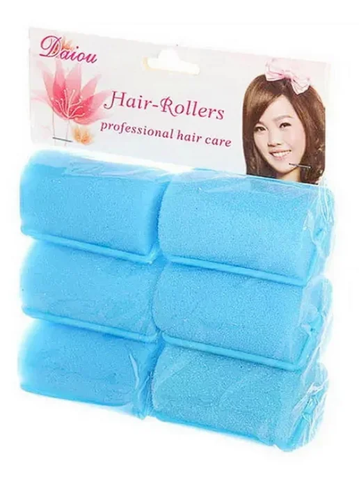 Daiou Бигуди поролоновые Hair Rollers, 6 шт