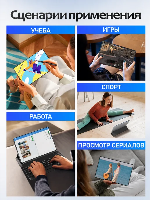 планшет андроид игровой 16 ГБ+1 ТБ, 16 ГБ, 1 ТБ, фото 2