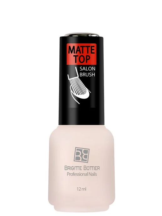 Brigitte Bottier Топовое покрытие для ногтей MATTE TOP матовый, 12 мл