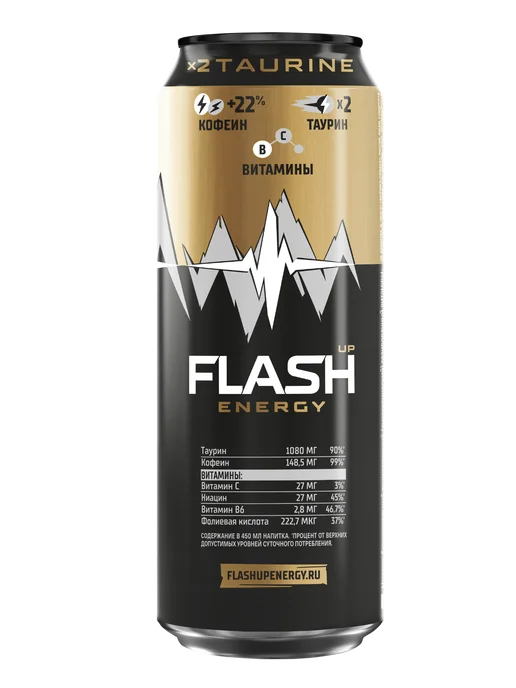 Flash Up Энергетик Флэш Ап Ультра Энерджи, набор 12 шт х 0,45 л, 12 шт, 0,45 л, фото 7