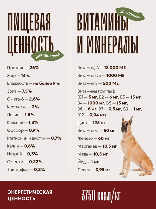 Сухой корм KARMY для собак, взрослые, крупные, индейка, 2 кг, фото 4