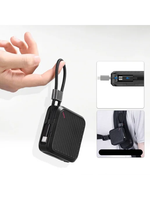 Ulanzi Кейс-картридер CRC10 3-in-1 Card Reader Case, черный, фото 5