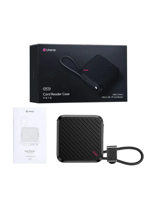 Ulanzi Кейс-картридер CRC10 3-in-1 Card Reader Case, черный, фото 6