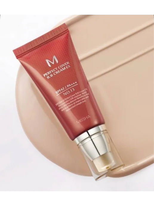 MISSHA Тональный BB крем для лица SPF 42, тон 13 Bright Beige, 50 мл, фото 5