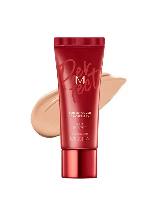 MISSHA BB крем для лица тональный SPF 42, тон 21 лайт, 20 мл, 20 мл