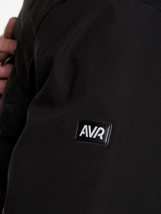 AVR BRAND Пальто зимнее мембрана на флисе, черный, фото 8