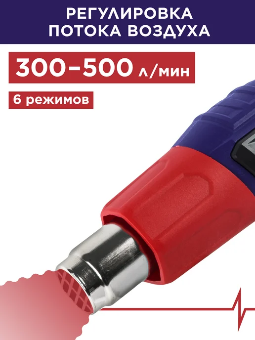 Пульсар Фен строительный ФС 2000-2Д, фиолетовый, фото 2