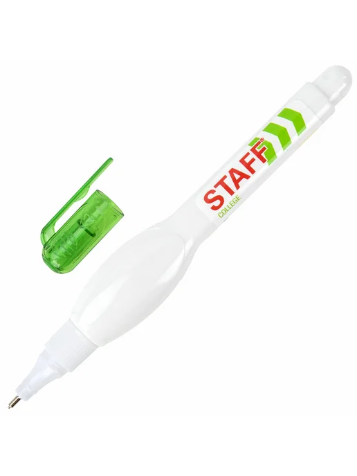 STAFF Ручка-корректор "College", 7 мл, металлический наконеч, 7 мл, фото 6