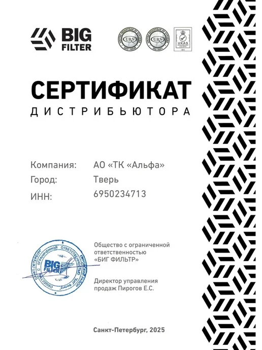 BIG FILTER Фильтр масляный, вариант, фото 6