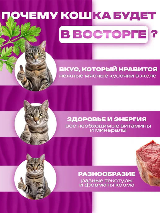 WHISKAS Влажный корм для стерилизованных кошек 28 шт лосось в желе, 28 шт, фото 2