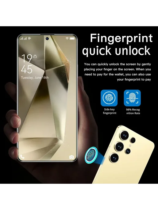 Смартфон Infinix S24 12/512 ГБ, золотой, фото 6