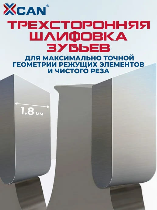 XCAN Диск пильный твёрдосплавный по дереву 160х1,8х20 мм 60Т, 160x1.8x20 мм, фото 6
