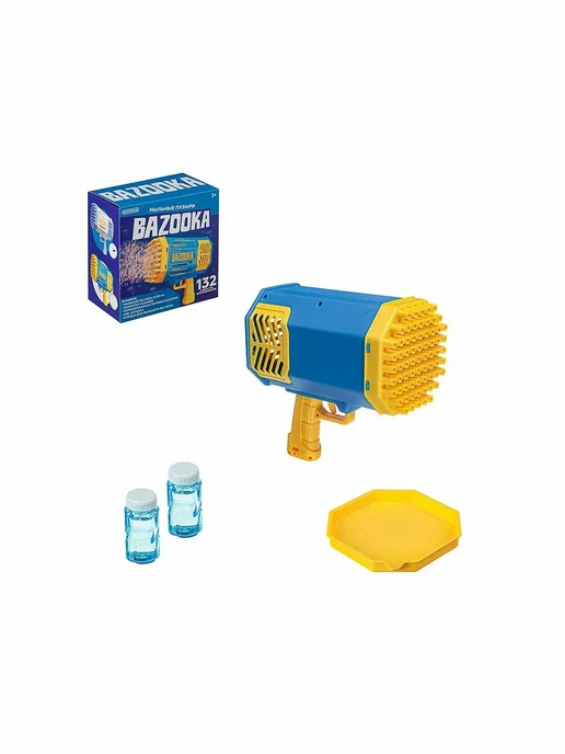 ИГРОЛЕНД Мыльные пузыри Bazooka PP мыл.раствор, 120 мл
