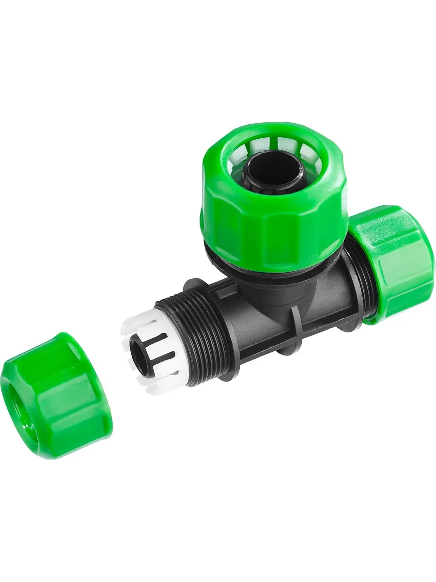 Тройник цанговый 1/2" х 1/2" х 3/4"