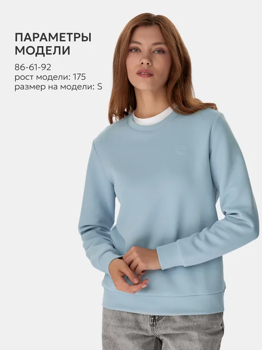 Strobbs Свитшот женский, голубой, фото 13