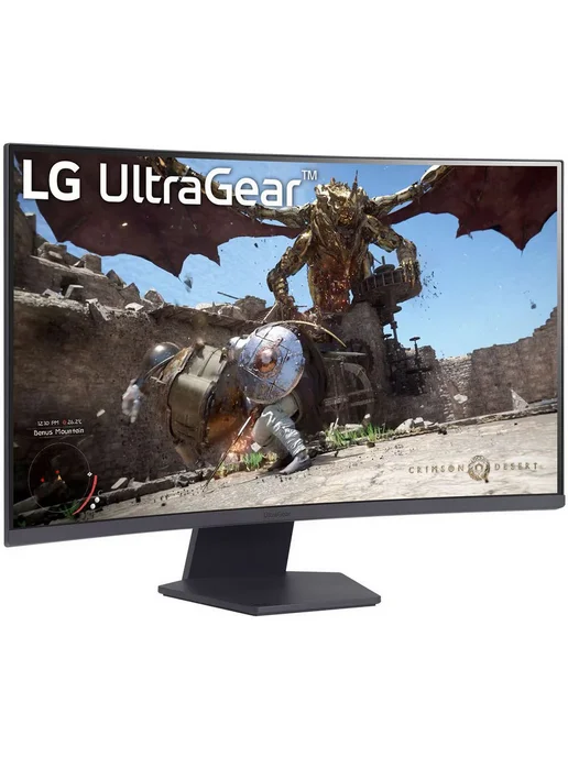 LG 31.5" Монитор 32GS60QC-B.ARUZ, VA, 2560x1440, 180Гц (32GS60Q, 2560x1440, фото 4