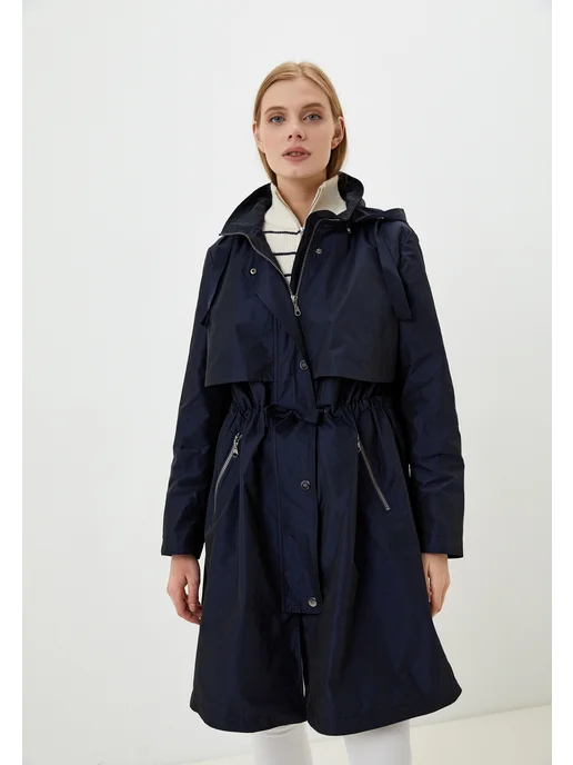 Dixi Coat Плащ летний с капюшоном, синий, фото 5