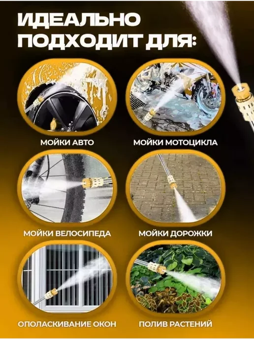 Мойка аккумуляторная для автомобиля, черный, фото 2