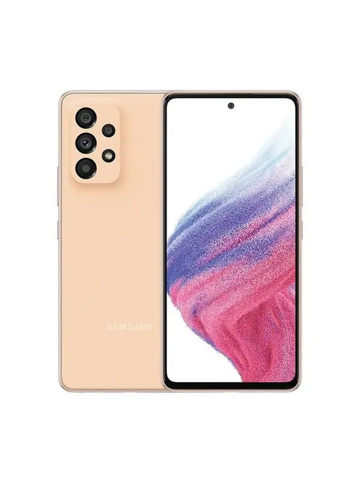Смартфон Samsung A53 8/128 ГБ, оранжевый, фото 2