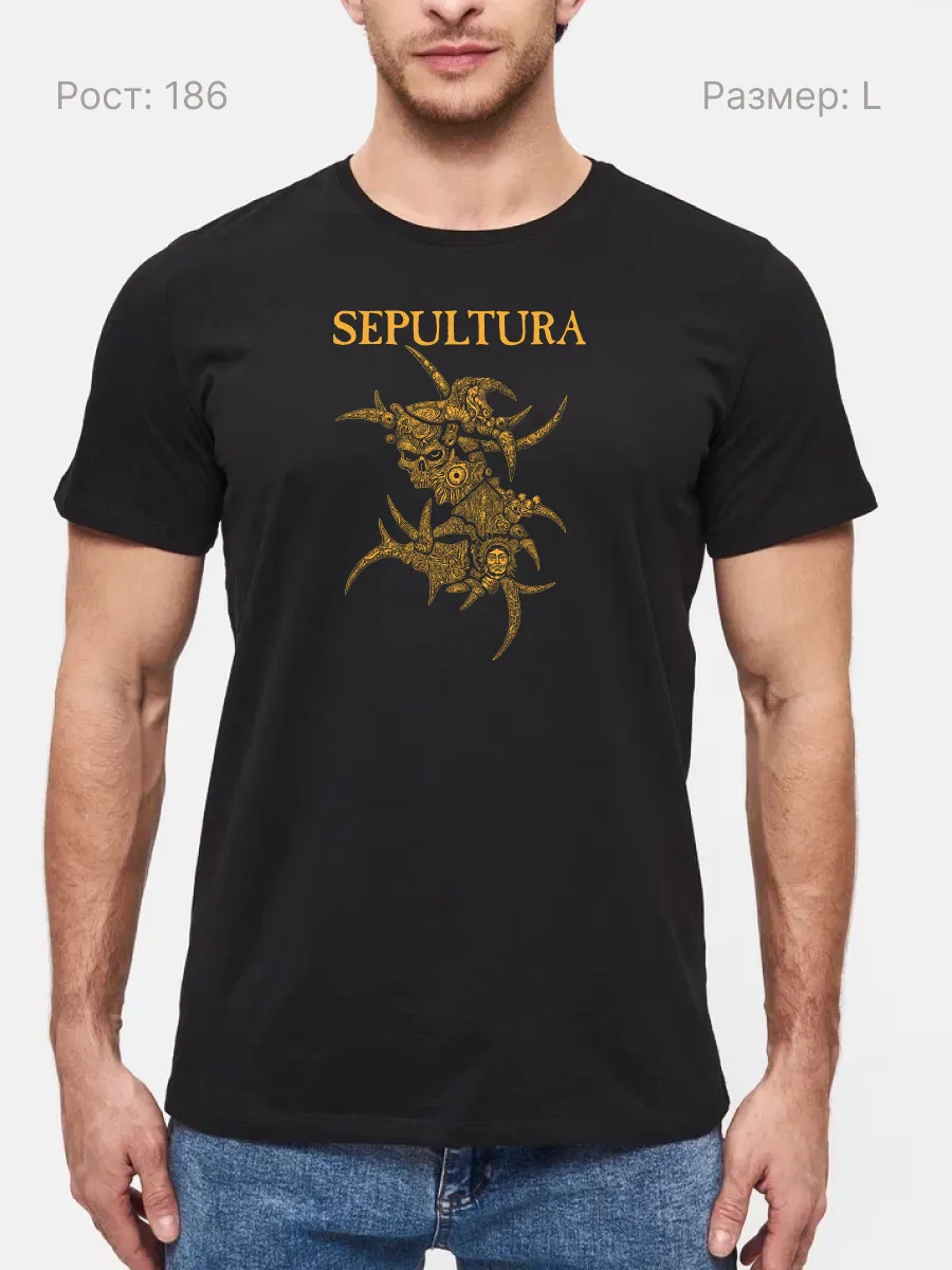 Футболка Sepultura метал