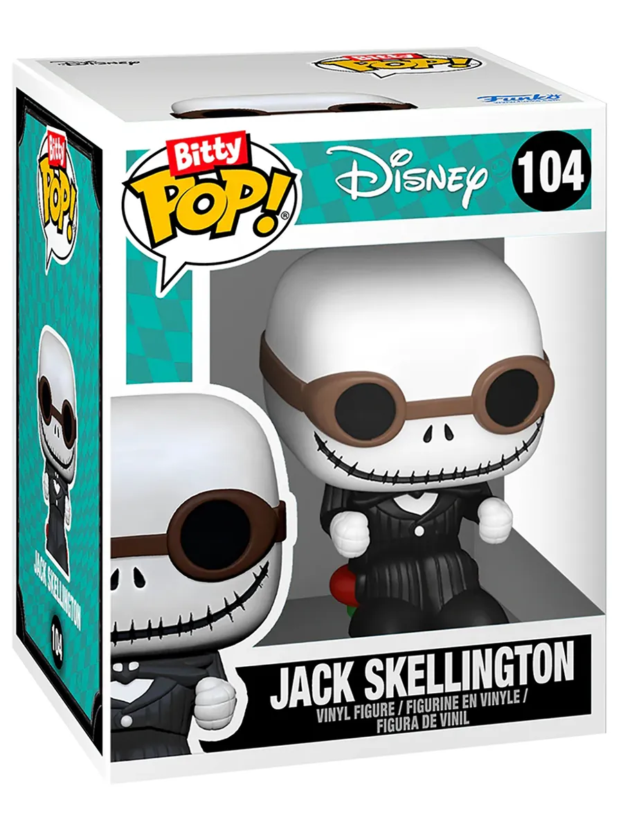 Фигурка Funko Bitty POP! TNBC Jack Skellington w/Snowmobile