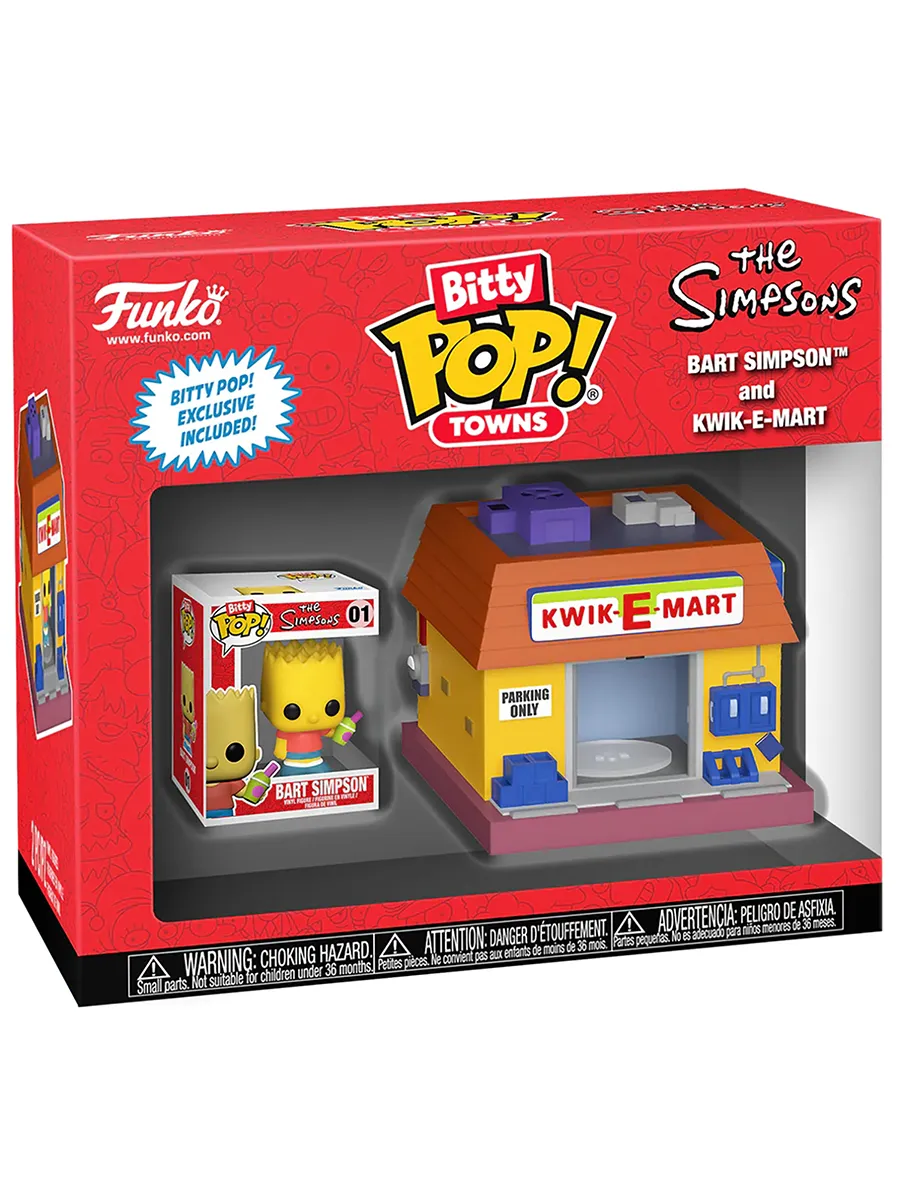 Фигурка Funko Bitty Simpsons Bart Simpson and Kwik-E-Mart Фигурка Funko Bitty Simpsons Bart Simpson and Kwik-E-Mart