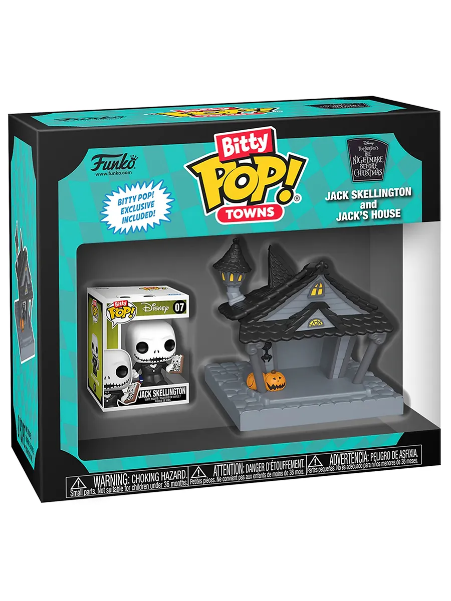 Фигурка Funko Bitty TNBC Jack Skellington and Jack's House