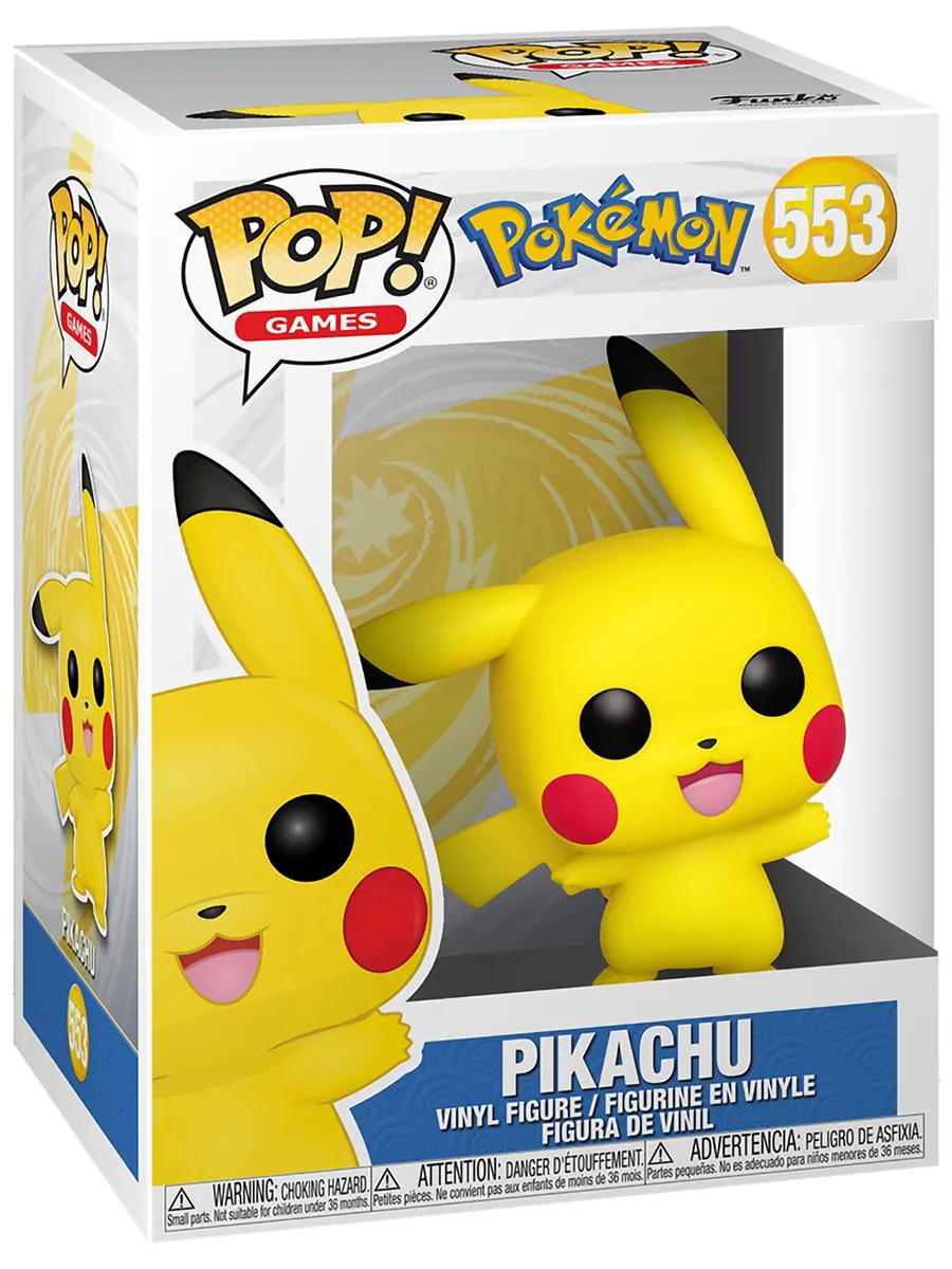 Фигурка Funko POP! Games Pokemon Pikachu Waving (553) 43263 Фигурка Funko POP! Games Pokemon Pikachu Waving (553) 43263
