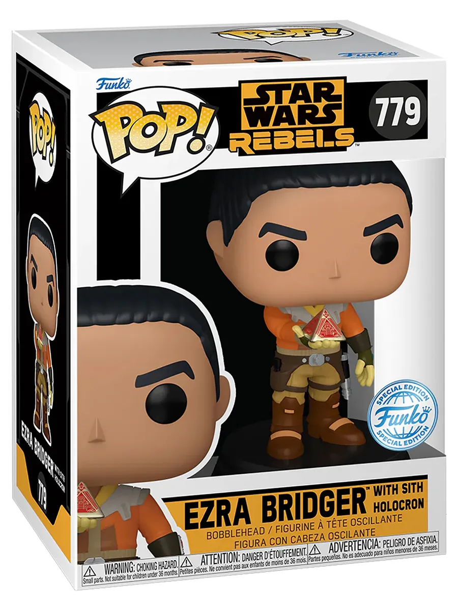 Фигурка Bobble Star Wars Rebels Ezra Bridger w/Sith Holocron
