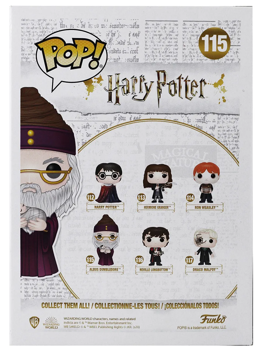 Фигурка Funko POP Harry Potter Albus Dumbledore w/Baby Harry Фигурка Funko POP Harry Potter Albus Dumbledore w/Baby Harry