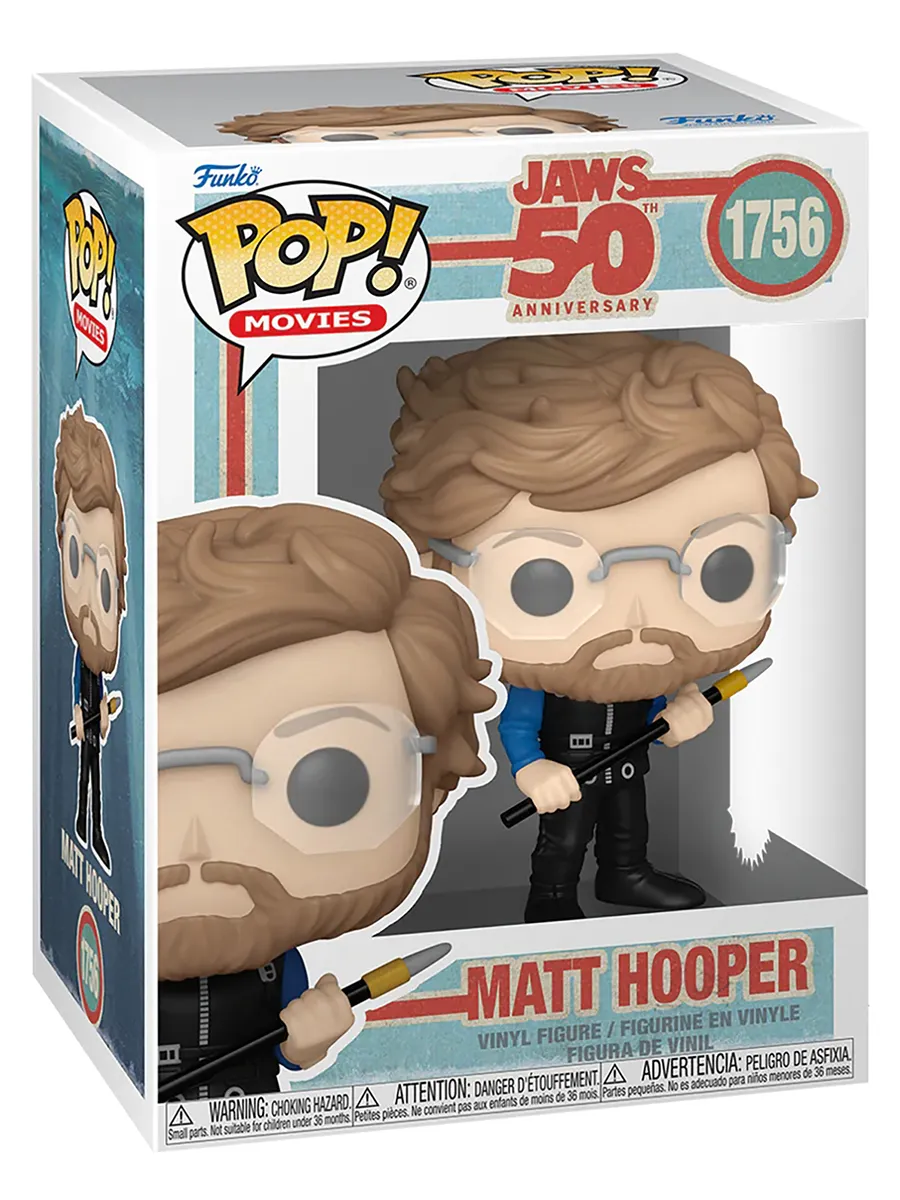 Фигурка Funko POP! Movies Jaws 50th Matt Hooper (1756) 84366 Фигурка Funko POP! Movies Jaws 50th Matt Hooper (1756) 84366