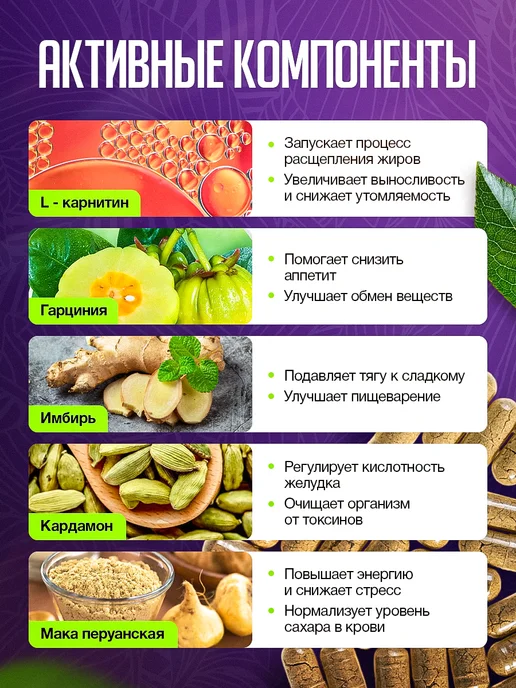 HHS Жиросжигатель А1 L-карнитин для похудения, вариант, фото 6
