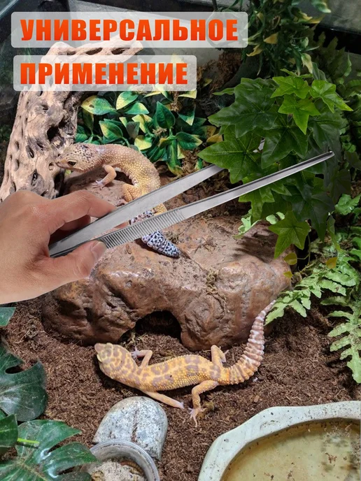 Mobicent Пинцеты для террариума и термометр гигрометр, черный, фото 7