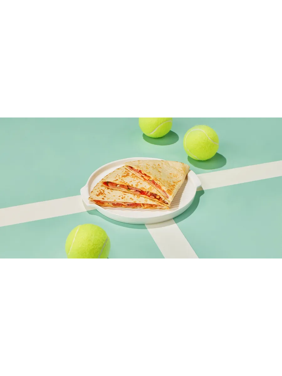 Кесадилья с беконом