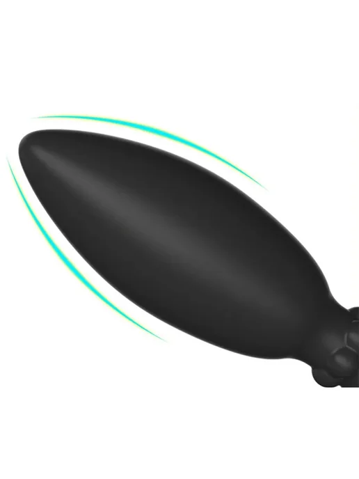 Bestsex Анальная пробка "ANAL VIBRA BUTT PLUG L" 13.4см, черный, фото 6