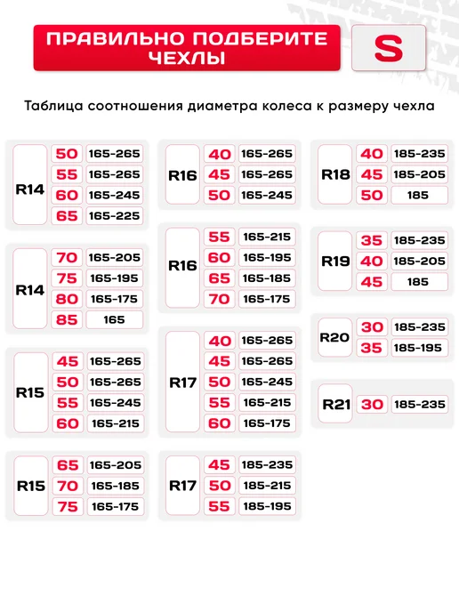 Wondercraft Чехлы для автомобильных колес с дисками 4шт, 4 шт, фото 4