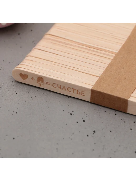 KONFINETTA Палочки для мороженого деревянные 50 шт. 11.4×1 см, 11.4x1 см, 50 шт, фото 4