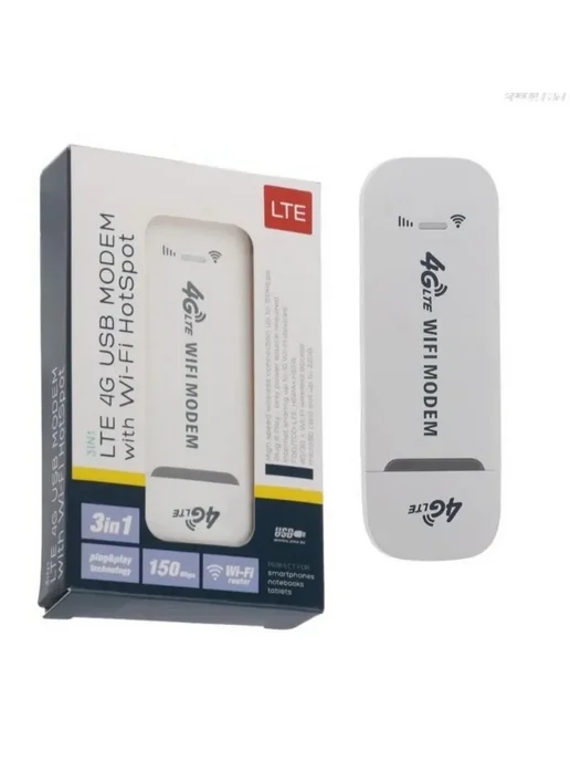Функциональный 4G LTE USB Модем роутер, 4 г, белый, фото 2