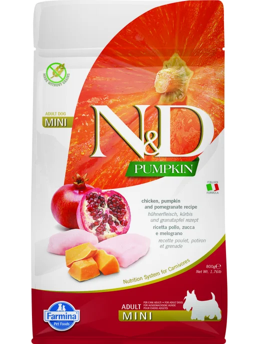 Сухой корм Farmina Pumpkin Срок для собак, курица, 0,8 кг, фото 2