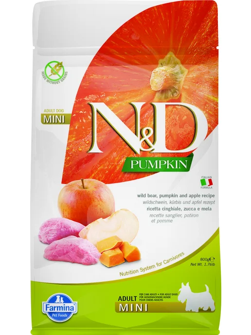 Сухой корм Farmina Pumpkin Кабаном для собак, 0,8 кг, фото 2