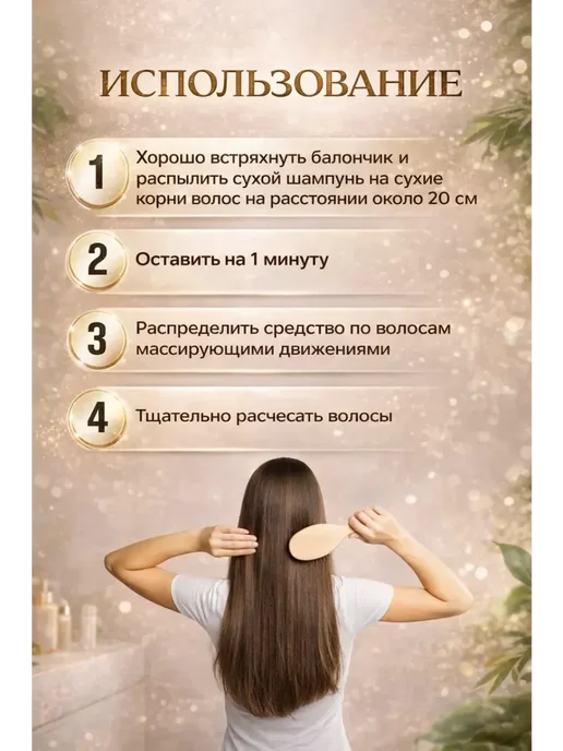 Корейская косметика Сухой шампунь для темных и светлых волос, 150 мл, фото 5