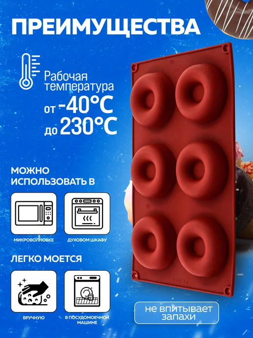 Форма для выпечки силикон - фото 3