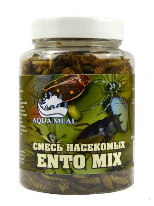 AquaMeal Насекомые сухие корм для птиц уличных ежей крыс грызунов, вариант