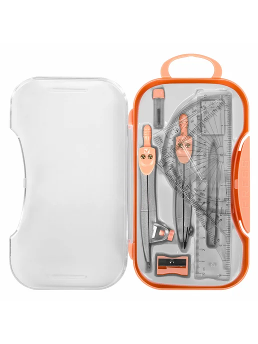 Brauberg Готовальня SCHOOL KIT, 8 предметов, циркуль 115 мм, 11 115, фото 5