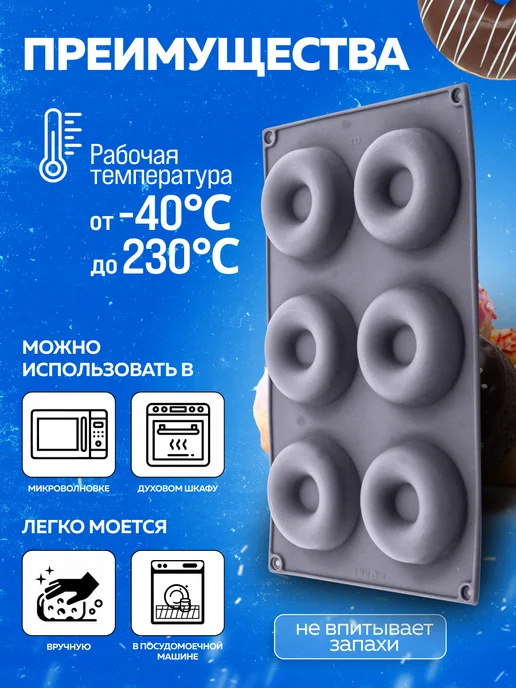 Форма для выпечки силикон - фото 3