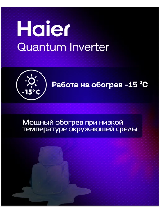 Haier Инверторная сплит система 12 Quantum на 35 м², 35 м, фото 7