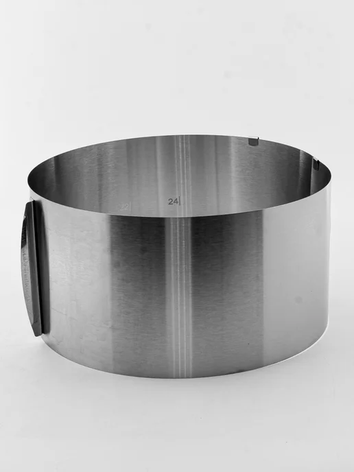 Форма для выпечки металлическая раздвижная высокая - фото 7